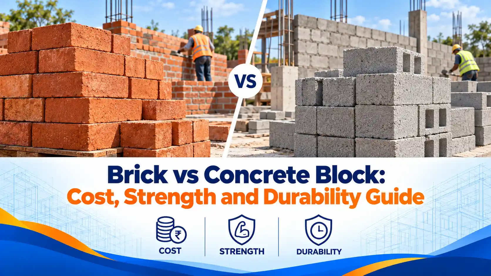 Brick vs Concrete Block: Cost, Strength and Durability Guide